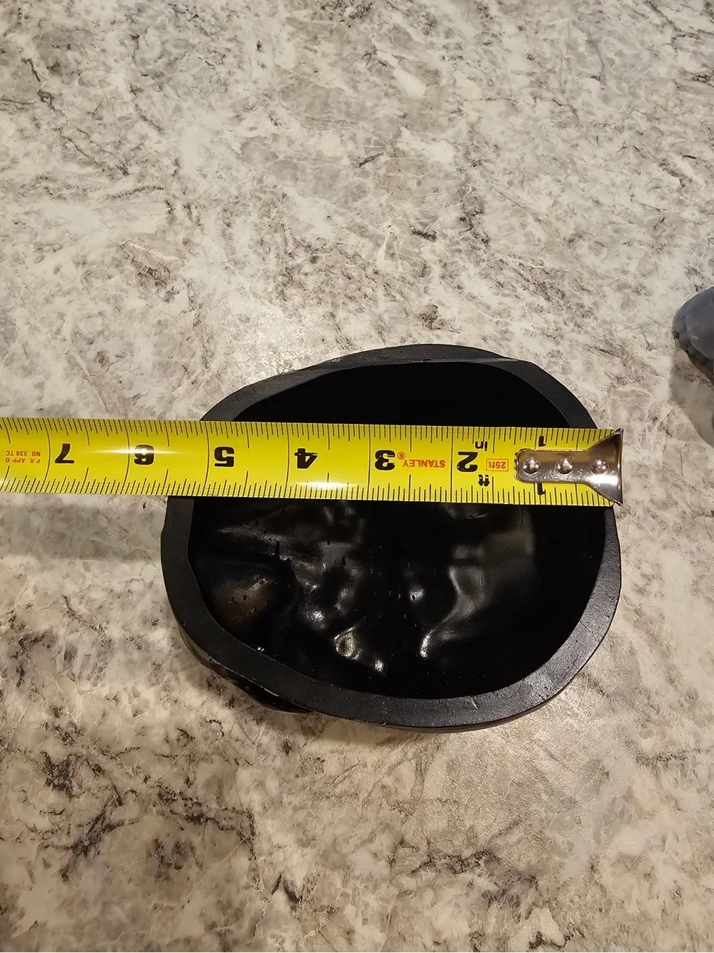 Hand Crafted Black Skull Pot